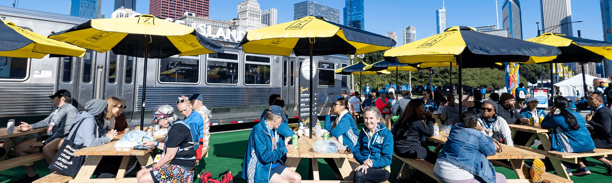Goose Island food area Goose Island food area